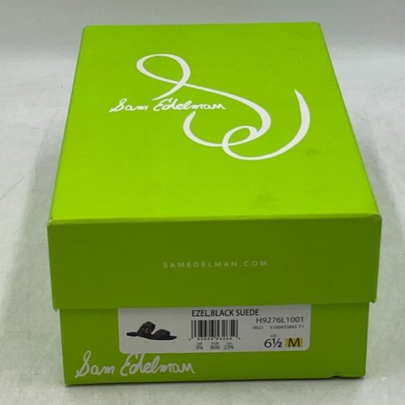 Women's Sam Edelman Ezel Embellished Sandals in Black, Size 6.5 - Picture 9 of 9